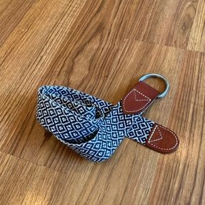 J. Crew Ribbon D-ring belt